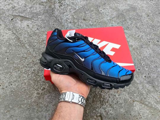 Nike Air Max Plus TN Black Racer Blue; Nike patike