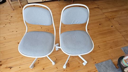 ORFJALL ikea Kancelarijska stolica, bela/Vissle sv