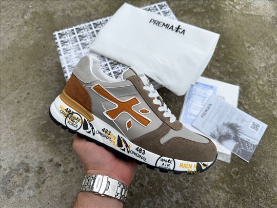 Premiata Mick 483, Orange White; Premiata Patike