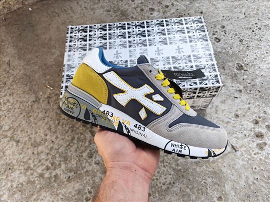 Premiata Mick 483, Yellow Silver; Premiata Patike