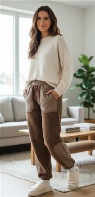 H&M Termo Teddy pantalone - Savršene za zimu!