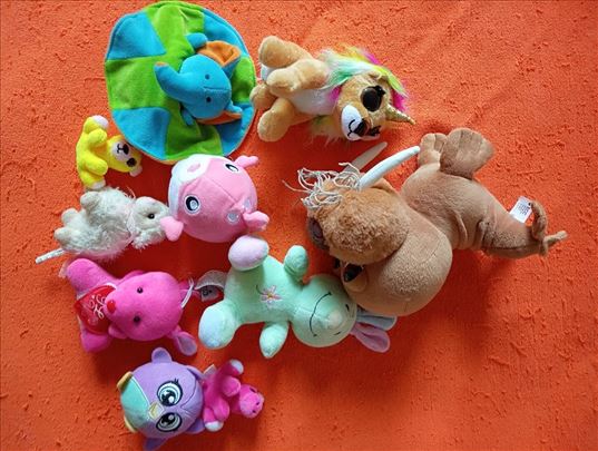 Polovne plisane igracke lot 10 komada 700 din