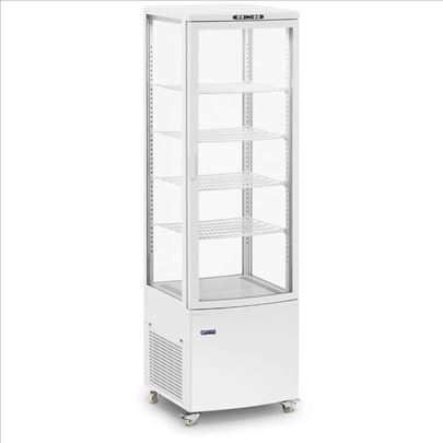 Rashladna vitrina - 238 l - 5 nivoa - bela-4 točka