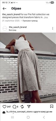 Sashs svečana suknja od krljušti