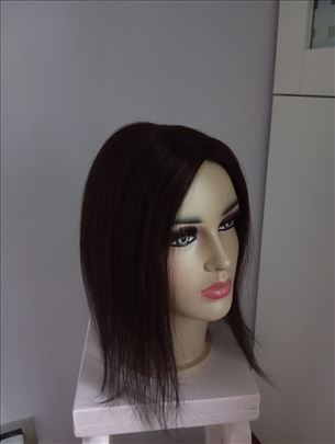 Tupe od prirodne kose najtamnija smeđa 