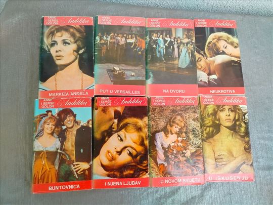 Anne i Serge Golon - Anđelika, komplet 8 knjiga