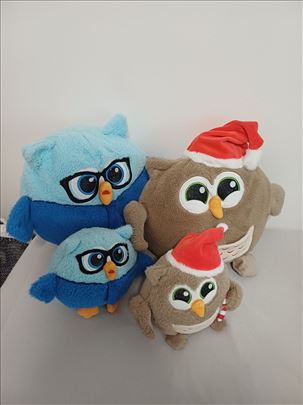 Novogodišnja Dormeo sova sa ćebetom i plava sova