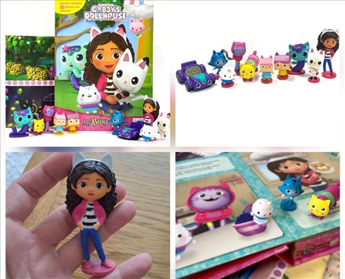Gabi maca Gabbys Dollhouse knjiga+figure+poster