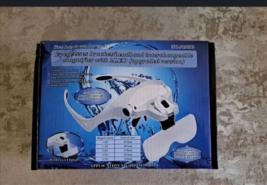 Lupa Naocare Sa Led Svetlima Uvecanje do 3.5x