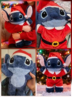 Stič plišani deda mraz Stitch- novo