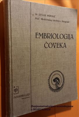 Embriologija čoveka Stevan Popović