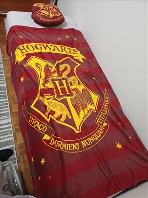 Harry Poter Hogwarts ćebe i jastuk