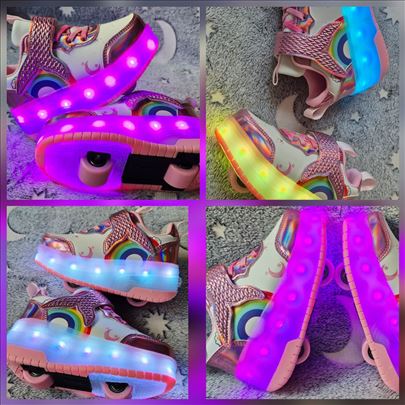 Patike sa točkićima ili bez, punjive, ima brojeva 