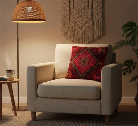 Ručno Tkani Vuneni Komad - 42x37 cm  