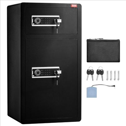 Sef sa vatrootpornom torbom za novac 204l