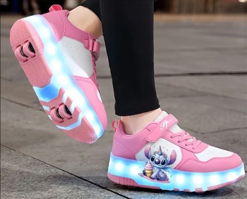 Stič unicorn patike sa točkićima, punjive, br33,no