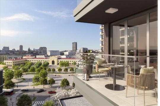 Studio stan sa impresivnim pogledom- BW Iris ID#12