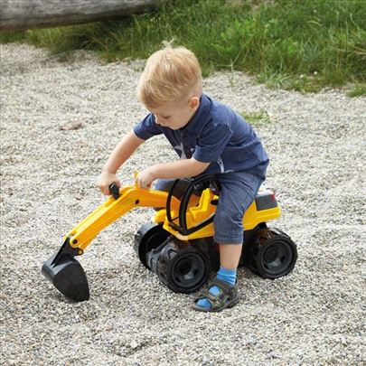 Veliki bager guralica sa sedištem