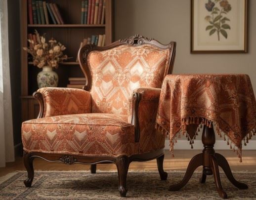 Vintage Svila: Goblenska Magija za Vaš Dom  Prelep