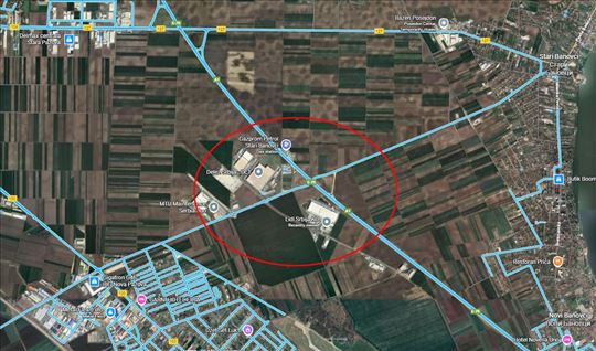3.7ha na prodaju - Industrijska zona Nova Pazova