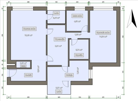 Bela zgrada kod MUP-a, uknjižen, odmah useljiv