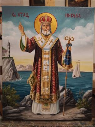 Ikona Sveti Nikola 50x40