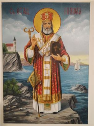 Ikona Sveti Nikola 70x50