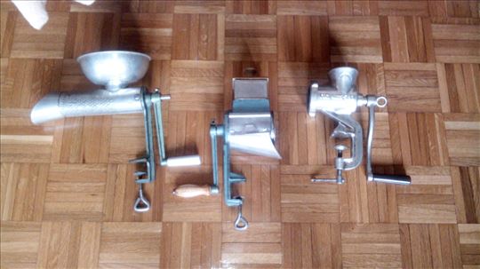 Komplet 3 vrste za ručno mlevenje namirnica