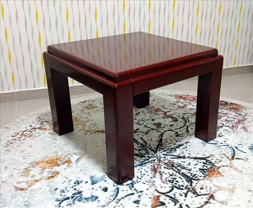 Masivan klub sto 60x60, stolić, astal, stočić