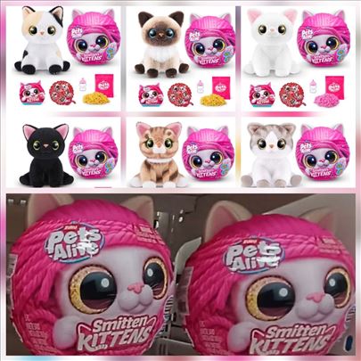 Pets Alive Smitten Kittens maca-zvučni efekti, oči