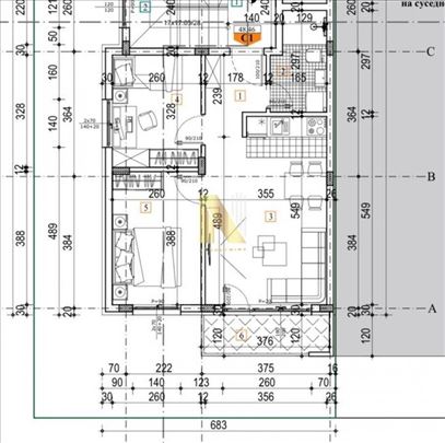 Dvoiposoban stan u izgradnji