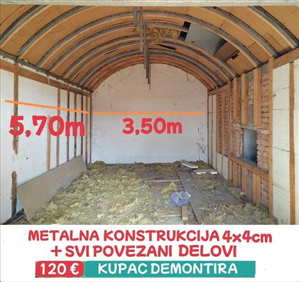 Metalna konstrukcija-nadstrešnice polovno