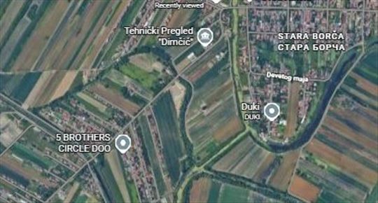 Prodaja zemljišta 6Ar i 10Ari– Stara Borča-put za 