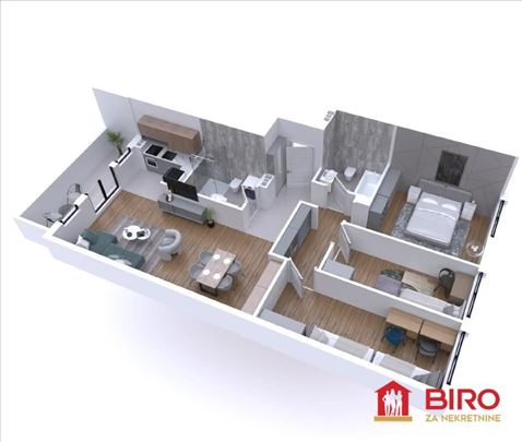 Stan,Novi Sad,Avijacija,kv: 92.00, € 256700, ID: 1