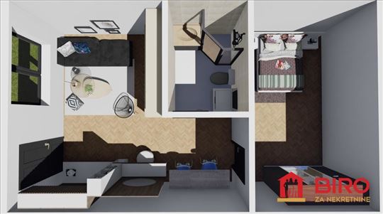 Stan,Novi Sad,Petrovaradin,kv: 31.00, € 79800, ID: