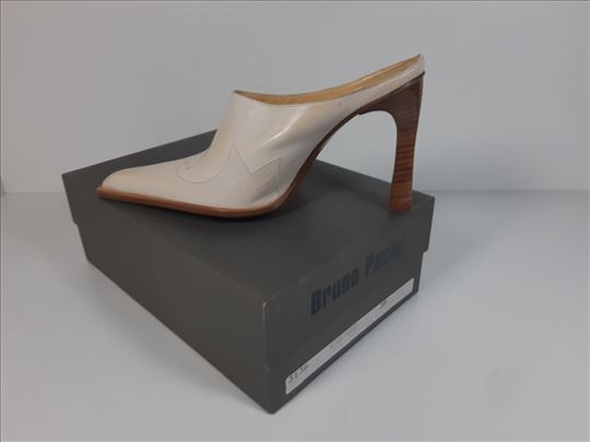 Vintage BRUNO PACINI Italy prirodna koza 37/38 NOV