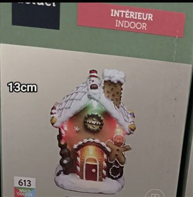 Novogodišnja LED medena kućica- novo