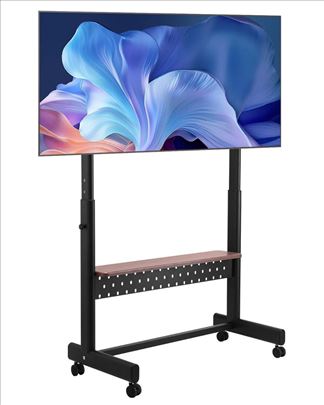 Postolje za TV na tockovima sa policom do 93kg