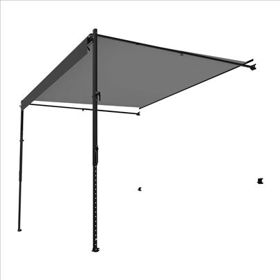 Univerzalna tenda za kampere 610cm crna