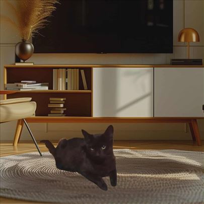 Poklanja se jako umiljat,pitom,mladi mačak