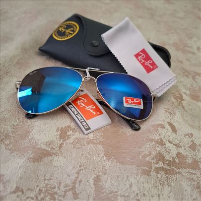 Ray Ban Aviator ogledalo plava model 3025-1
