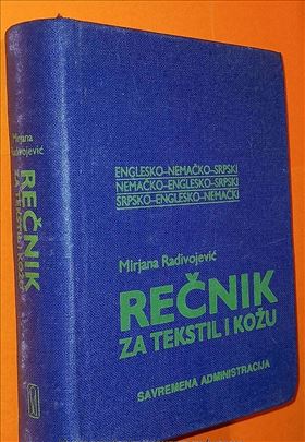 Rečnik za tekstil i kožu Mirjana Radivojević