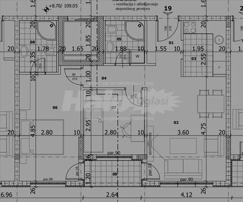 Stan dvoiposoban 61 m2 , Kaludjerica blizu Lidla