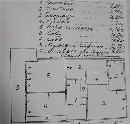 Dvosoban stan, adaptibilan u 2.5, odlična lokacija