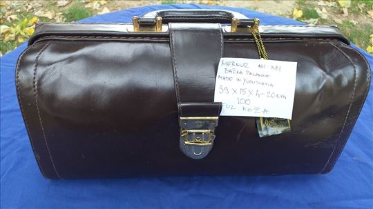 Lekarska tašna braon koža Merkur B.Palanka Yuga