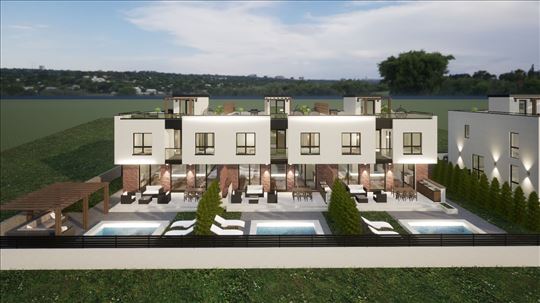 Luksuzne kuce sa bazenom i pogledom na Dunav