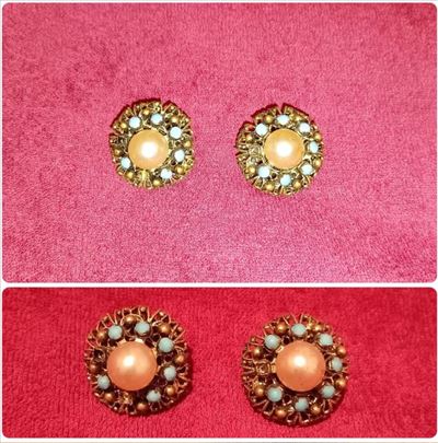 Starinske mindjuse - biserni i plavi kamencici