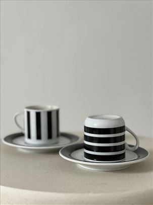 CRNO BELI ESPRESO SET - EDUSCHO CAFISSIMO