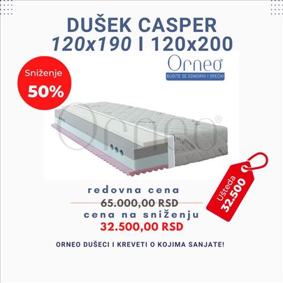 Dusek Casper 120x200 50% Akcija 