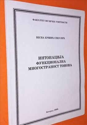 Intonacija funkcionalna mnogostranost tonova
